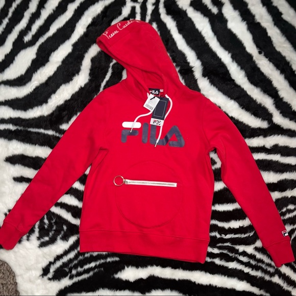 FILA + Pierre Cardin Circle Hoodie Sweatshirt - Picture 2 of 4